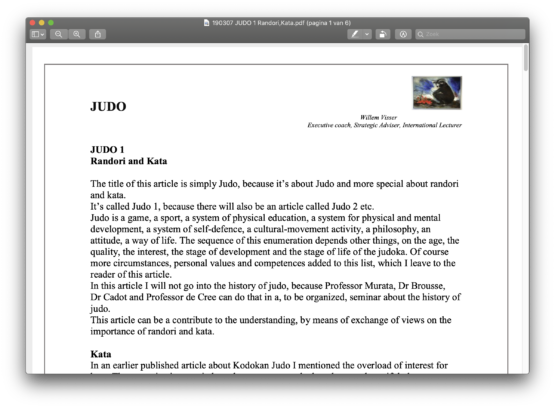 Judo 1 - Randori and Kata