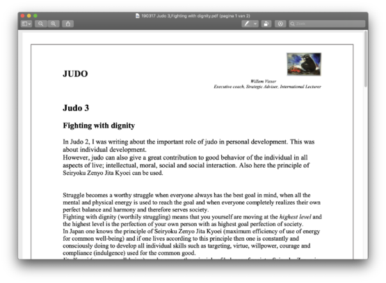 Judo 3 - Fighting with dignity