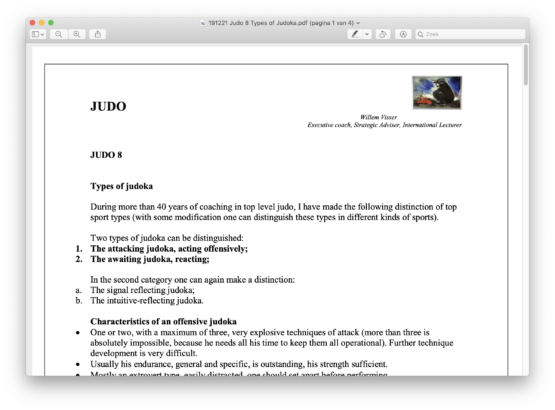 Judo 8 - Types of Judoka